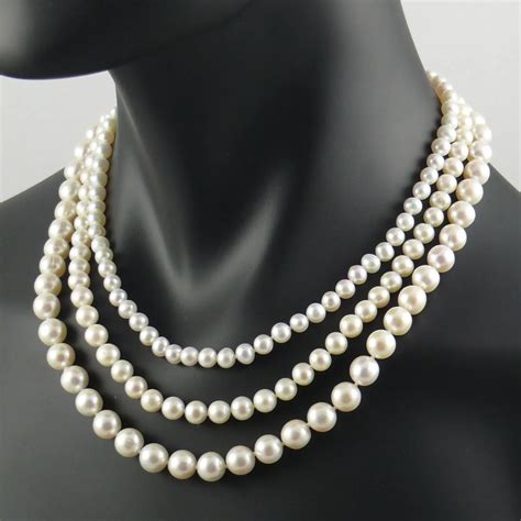 genuine pearl necklaces for women.